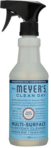 MRS. MEYER'S CLEAN DAY Multi-Surface Everyday Cleaner, Rain Water Scent, 16 Ounce Bottle