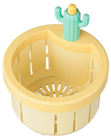 GETBSTOOP-colador de Drenaje para Fregadero de Cactus, Filtro recolector de residuos, Prensa Multifuncional, Cesta de Drenaje automática, antiobstrucción para Uso doméstico