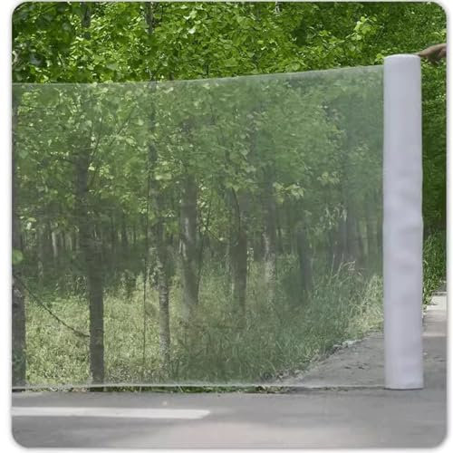 Filet Anti Insecte Blanc, Filet de Jardin Maille Fine, Filet Anti Insecte Arbre Fruitier Oiseaux Tunnel, Filet Anti Grele Filet Moustiquaire Papillon(4x10m)