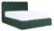MEBLINI Carlos Polsterbett 180x200 mit Lattenrost - Bubble Bett - Cloud - Marshmallow Bed - Kopfteil Bett mit Stauraum - Betten - 180x200 - Grün Boucle ohne Matratze