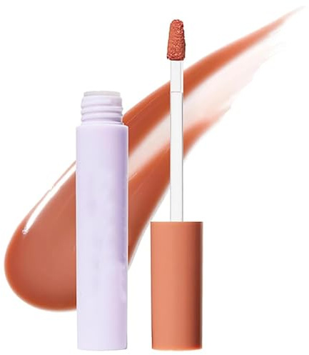 Beryse Lip Stain Oil, Staining Lip Oil, Lassi Lips Staining Lip Oil,Long-Lasting Gloss with Sweet Oil Color,Lassis Lips Staining Lip Oils,Moisturizing & Smooth Finish, Buildable Color (Caramel)