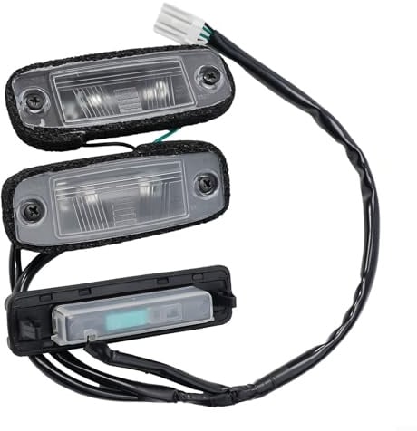 Fauhapyway Hintere Kennzeichenbeleuchtung für Kia Sportage 2011–2016, OEM 92501–3W000, Kunststoffgehäuse, direkter Ersatz für Nummernbeleuchtung