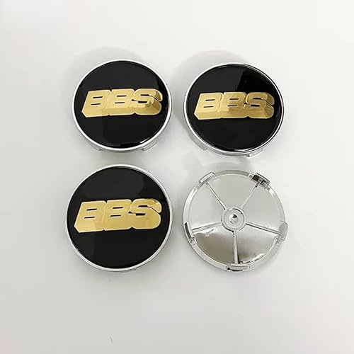 WENINETIES 4Stück Nabendeckel für BBS 68mm, Felgenkappen Radnabendeckel Nabenabdeckung Hochwertiges Das Stark Langlebig Stabil Original Center Cap,C
