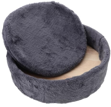 BELLIFFY Cat Tree Replacement Bed, round Fleece Nest Basket for Cats | Washable Cushion Pad, Simple Installation, Indoor Platforms, Small Pet Sleeping Spot, Cat Tower Accessory
