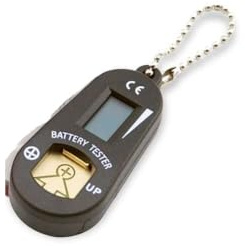 Hearing Aid Battery Testers with Spare Battery Storage Compartment (Red)(Black)