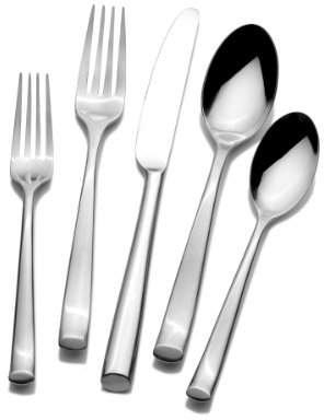 Mikasa 5084412 Addison 20-Piece Stainless Steel Flatware Set, Service for 4