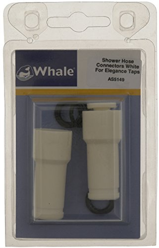 Whale Shower Hose Connectors - White