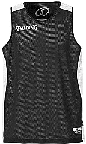 Spalding Herren Teamtrikots & Sets Essential Reversible Shirt, schwarz/Weiß, XXS