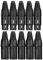 Pronomic Set de prises XLR-Femelle/Mâle 2x5 pièces noires