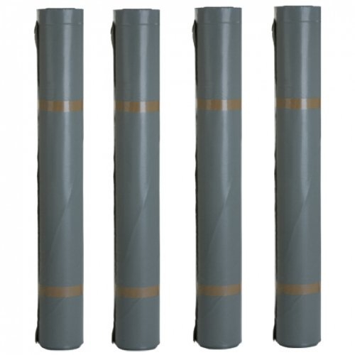 Baufolie 4xTyp 150 4m x 50m (4x 200m²) transluzent - Extra starke Bauplane - wasserdichte Abdeckfolien Rolle - reißfeste Estrichfolie - Plastikfolie für Innen- und Außenbereich