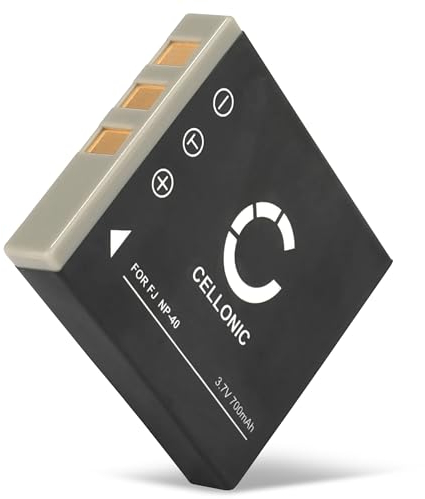 CELLONIC, Batteria per Fotocamera, Compatibile con Samsung Digimax i5, L700, L50, L73, i6, SLB-0737 (3.7V, 700mAh)