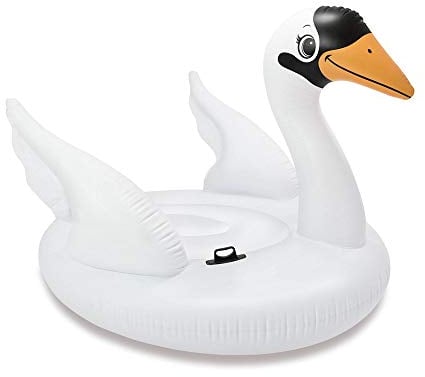 Intex Mega Swan Aufblasbare Insel, Schwarz, Float, (56287EP)