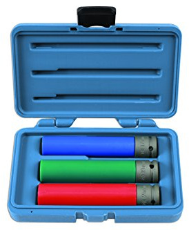 Laser 6866 Alloy Wheel Nut Socket Set - Extra Long