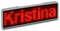 Sertronics LED programmierbar Namensschild mit digitalem Bewegungsschild, USB wiederaufladbar LED Name Tag, LED Anzeigetafel mit 11x44 Pixel, digital Scrolling, Rahmen silber, LED rot