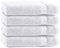 Class Home Collection Frottee Handtücher 50x100 cm – 4er Set Handtuch – Besonders weiche & saugfähige Handtücher aus 100% Baumwolle mit Aufhänger – Weiß
