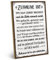 ARTFAVES® Wandbild Holzschild mit Spruch - ZUHAUSE IST ES AM SCHÖNSTEN - Türschild Retro Vintage Deko Bild Geschenk - Familie