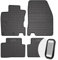 moto-MOLTICO Gummimatten Auto, 4-teiliges Set, Allwetter Gummi Fußmatten, Antirutsch & Wasserfest Autoteppiche - passend für Nissan Qashqai 2 2008-2012