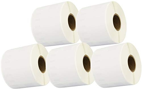 Cartridges Kingdom 5 Rollen 99015 S0722440 (54mm x 70mm) Etiketten kompatibel für DYMO LabelWriter 4XL 450 400 330 320 310 Duo/Turbo/Twin Turbo Seiko SLP 450 430 420 400 200 100| 320 Stück/Rolle