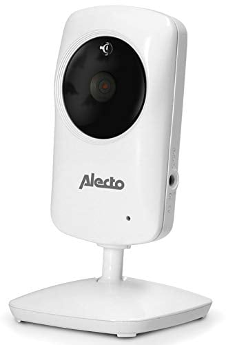 Alecto DVM-64C Zusätzliche Schwenkbarer Kamera für Alecto DVM-64 Funk Babyphone - Indoor Zusätzliche Baby Kamera (Monitor mit Alarm) - Weiß