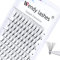 Volumen Wimpern Extensions 12D Fertige Fächer Wimpern Wimpernfächer Vorgefächerte Wimpern 0.07 mix 8-14mm D Curl Seiden Wimpern Volumen Wimpern Fertige Fächer Wimpernverlängerung(12D-0.07-D-8-14)