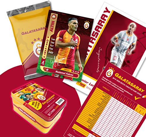 Galatasaray Istanbul Original lizenzierte 48 Spielerkarten Sammelkarten mit OVP. Autogramme Fußballkarten Saison 2019/20 Fanartikel-Set mit Geschenkbox GS