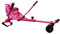 Gift Gadgets Racer Hoverkart Graffiti Galaxy Spider Camo Go Kart Hover Cart Frame Adjustable For 6.5 8 10 Inch Balance Boards (Galaxy Pink)