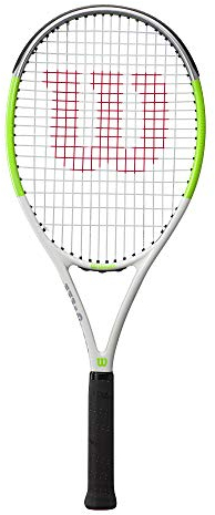 Wilson Tennisschläger Blade Feel Team 103, Jugend- und Freizeitspieler, Aluminium/Fiberglas, Grün/Grau/Weiß, WR054810U1