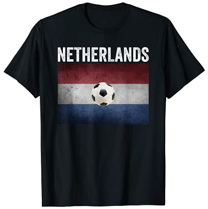 Netherlands Flag Soccer Football Holland Dutch T-Shirt