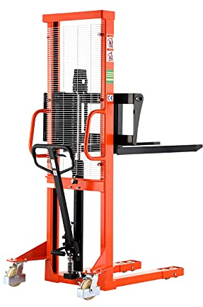 Tory Carrier Manual Pallet Stacker 2200 lbs Capacity 63 Lifting Height