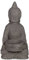 mtb more energy Deko Teelichthalter ''Inner Balance'' - Thai Buddha aus Zement Kerzenhalter - Höhe 16 cm - Dekoration Thailand Meditation