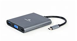 GEMBIRD 6 IN 1 USB C HUB GREY