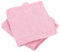 Lot de 2 Serviettes invité 30x30 cm 100% Coton peigné Alba Rose Bonbon