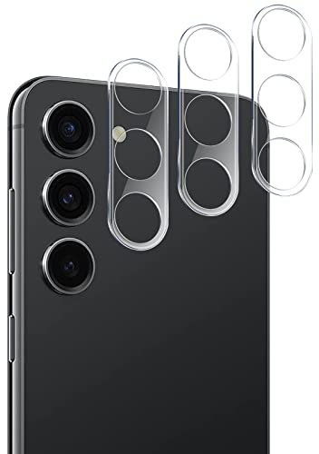 ELECTRO-WEIDEWORLD [3 Pezzi Pellicola Fotocamera per Samsung Galaxy S23/S23 Plus Vetro Temperato,[Resistente ai Graffi] Pellicola Vetro Temperato Obiettivo Fotocamera per Samsung Galaxy S23/S23 Plus