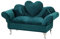 MagiDeal Miniatur Puppen Zubehör, Schmuckschatulle, Organizer, Möbel, Ornamente, Aufbewahrungsbox, Schlafzimmer, Dekoration, Schmuck, Aufbewahrungsbox für Hals, Doppelsofa 2