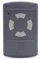 Allotech HOR 40 40MHz Remote Control Gate Garage Door Remote Control Compatible with Hormann HSE2 HSM4 HSM2 HSE4 HS2 HS4 Tubauto HS2 HS4 HSM2 HSM4 40MHz Button Grey
