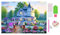 DOUKOYEE Diamond Painting für Erwachsene Kinder DIY 5D Diamant Painting Blume Tiere Katze Landschaft Dinosaurier Malen nach Zahlen Diamant Anfänger Home Wall Decor 30x40cm (I-Schloss)