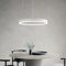 Moderna lampada a sospensione, lampadario a LED, illuminazione a sospensione regolabile bianco 20W per soggiorno, sala da pranzo, camera da letto - 4000K Luce neutrale