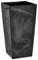 KADAX Pflanzkübel mit Innentopf, Höhe 46.5cm, Beton schwarz – Wetterfester Blumentopf für Innen & Außen, ideal für Garten, Balkon & Terrasse, zum Bepflanzen, Dekorieren und als stilvoller Übertopf