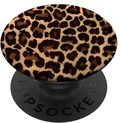 Niedliches, Cooles Design mit Leopardenmuster, Vintage-Mädchen PopSockets mit austauschbarem PopGrip