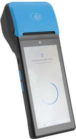 Cuifati POS-PDA-Belegdrucker, 5,5-Zoll-Touchscreen, 1080P, 58-mm-Thermo-POS-Belegdrucker für 12.0, Unterstützung 4GLTE, WLAN, NFC, USB OTG, Langlebiger 5,5-Zoll-Touchscreen,