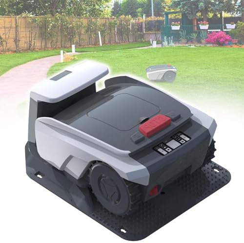 Eastnmythet Robot Tondeuse pour Jardin jusqu'à 1500 m², chenilles parallèles, Robot Tondeuse entièrement Automatique avec Station de Charge et contrôle par Application,220V