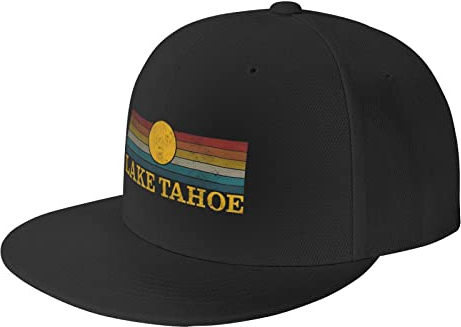 Schirmmütze Basecap Lake Tahoe Vintage Sonnenuntergang Kalifornien Golf Hüte Verstellbare Golf Caps Sport Basecap Für Damen, Golf, Tennis