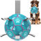 HETOO Hundeball Hundespielzeug Ball mit Griff für Hund Interaktives Schleppen von Krieg Wasser Hundebälle Spielzeug Geburtstagsgeschenk für Mittel/Große Hunde (8 Zoll Hawaii Blau)