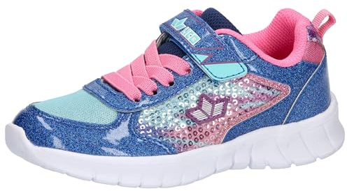 Lico Fenja VS Sneaker, Blau/Türkis/Rosa, 38 EU