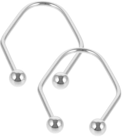 Beatifufu 2pcs Dimple Maker Clip for Face Cheeks Stainless Steel Dimples Maker Compact and Lightweight Design for Natural Cheek Development