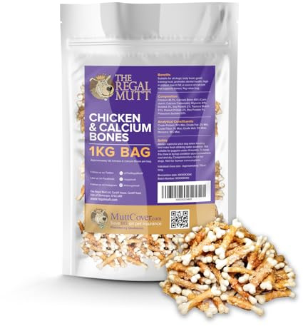 The Regal Mutt - Chicken & Calcium Bones - 1kg Bag