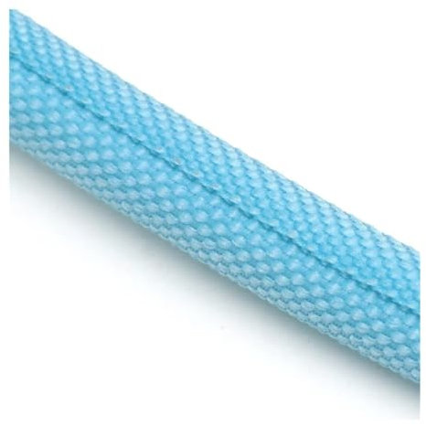VONCYKI 1/2/5m Self Closing PET Expandable Braided Sleeve Insulated Wrap Self Close Sleeved Cable Protecter Self-Closed Cable Organiser(Sky Blue,60MM_5 METERS)