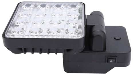 Projecteur de Travail LED sans Fil 1200-1500LM, avec USB Type C, pour PARKSIDE X20V TEAM, Batterie 20V