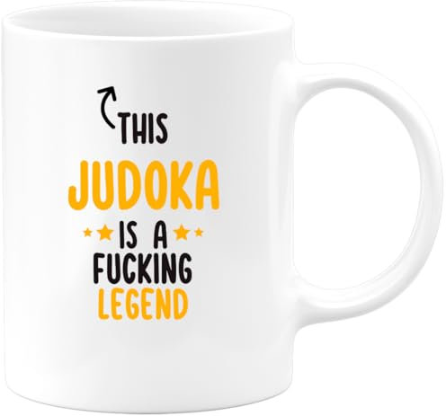 quotedazur - Mug This Judoka Is A Legend - Lustige Tasse Für Judokas, Judo, Sportbegeisterte, Geburtstage, Weihnachtsgeschenke, Trainer Und Wettkämpfe