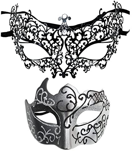 Faschingsmasken Damen Herren Elegante Maskerade Pailletten Rabenmaske Zauberer Augenmaske Voodoo Katzenmaske Vintage Prom Feder Cosplay Mode Maske Herren Wanddekoration Fasching Silvester